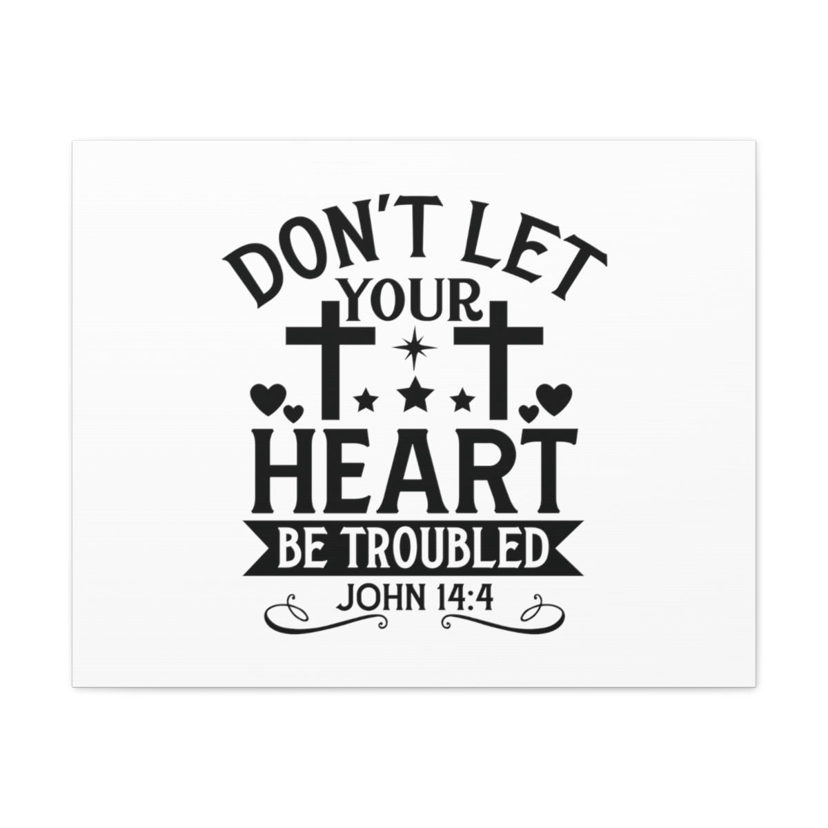 Scripture Walls John 14:4 Your Heart Stars Bible Verse Canvas Christian ...