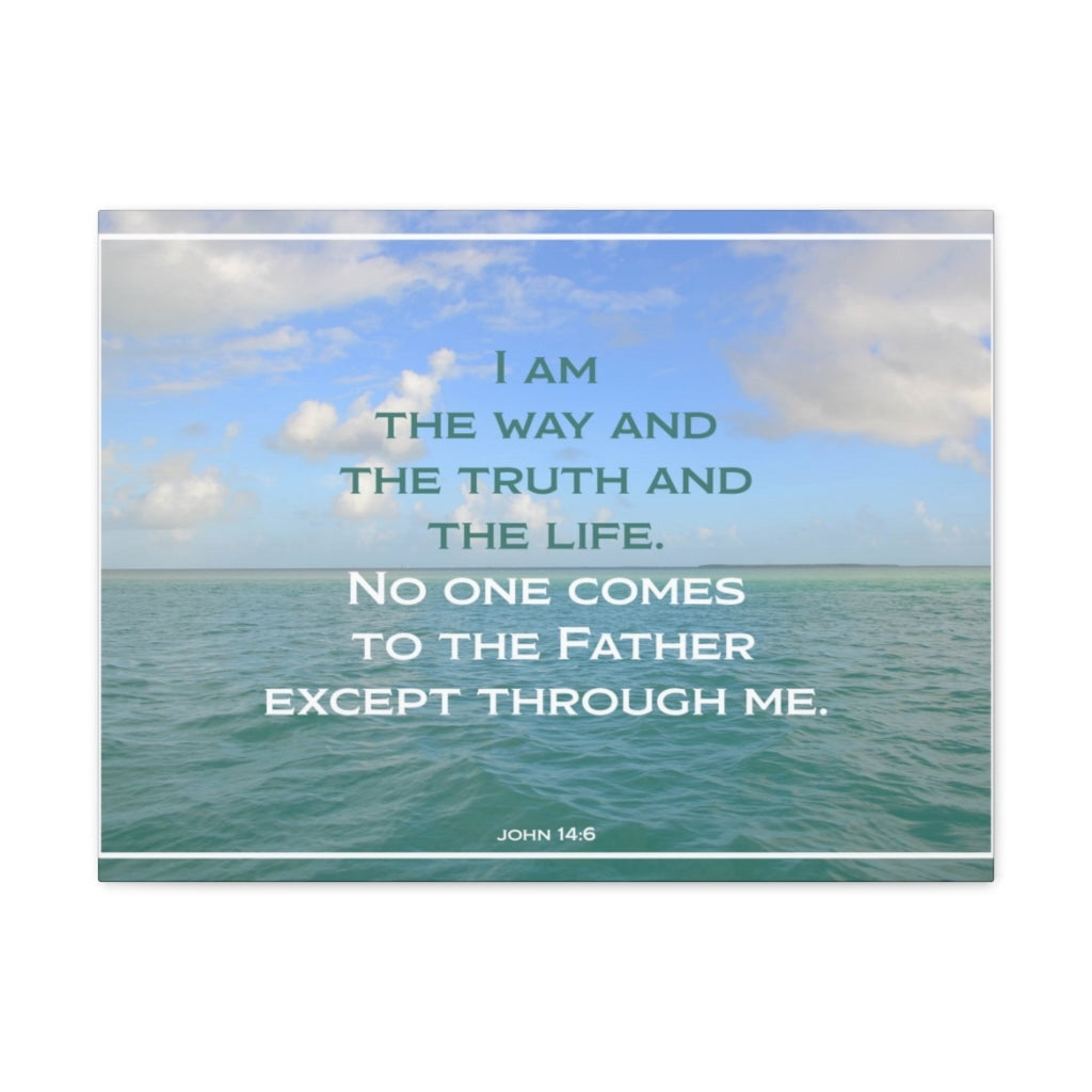 Scripture Walls John 14:6 The Way And The Truth Bible Verse Canvas ...