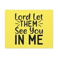 thumbnail image 1 of Scripture Walls John 17:23 See You In Me Yellow Bible Canvas Christian Wall Art Ready to Hang Unframed, 1 of 18