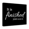 thumbnail image 1 of Scripture Walls John 19:28-30 It Is Finished Bible Verse Canvas Christian Wall Art Ready to Hang Unframed, 1 of 16