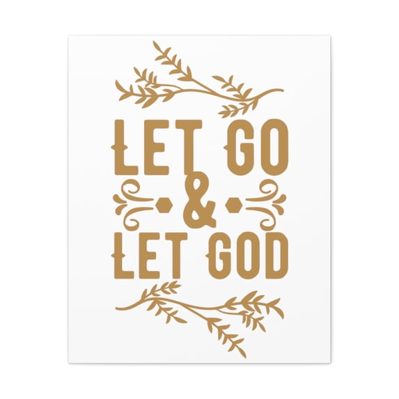 Scripture Walls Let God 1 Peter 5:7 Christian Wall Art Print Ready to Hang Unframed