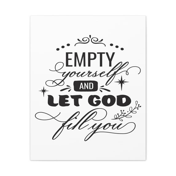 Scripture Walls Let God Fill Philippians 2:13 Christian Wall Art Print Ready to Hang Unframed