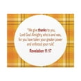 thumbnail image 1 of Scripture Walls Lord God Almighty Revelation 11:17 Bible Verse Canvas Christian Wall Art Ready to Hang Unframed, 1 of 18