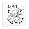 thumbnail image 1 of Scripture Walls  Love One Another Romans 12:10 Bible Verse Canvas Christian Wall Art Ready to Hang Unframed, 1 of 16