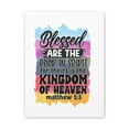 thumbnail image 1 of Scripture Walls Matthew 5:3 Kingdom of Heaven Colored Bible Verse Canvas Christian Wall Art Ready to Hang Unframed, 1 of 13