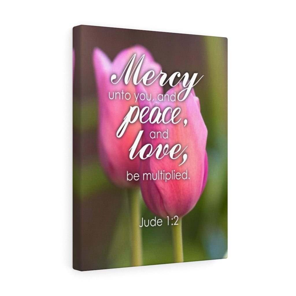 Scripture Walls Mercy Peace Love Jude 1:2 Bible Verse Canvas Christian ...