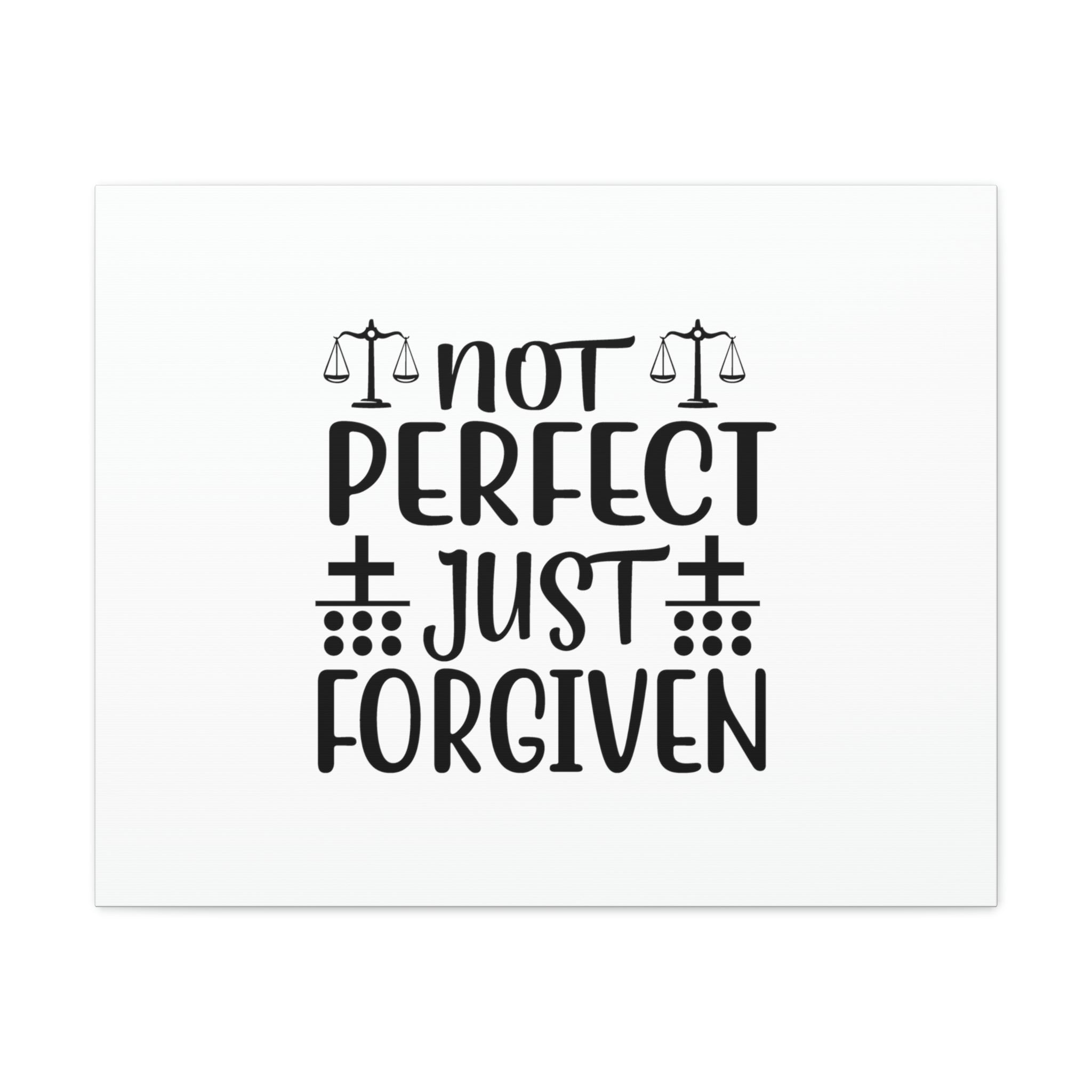 Scripture walls not perfect just forgiven romans 3 23 christian wall
