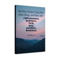 thumbnail image 1 of Scripture Walls  O Man of God 1 Timothy 6:11 Bible Verse Canvas Christian Wall Art Ready to Hang Unframed, 1 of 9