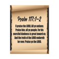 thumbnail image 1 of Scripture Walls Psalm 117:2 O Praise the Lord Bible Verse Canvas Christian Wall Art Ready to Hang Unframed, 1 of 18