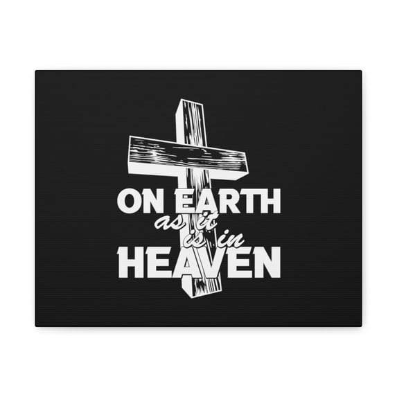 Scripture Walls On Earth Philippians 3:20 Christian Wall Art Bible Verse Print Ready to Hang Unframed