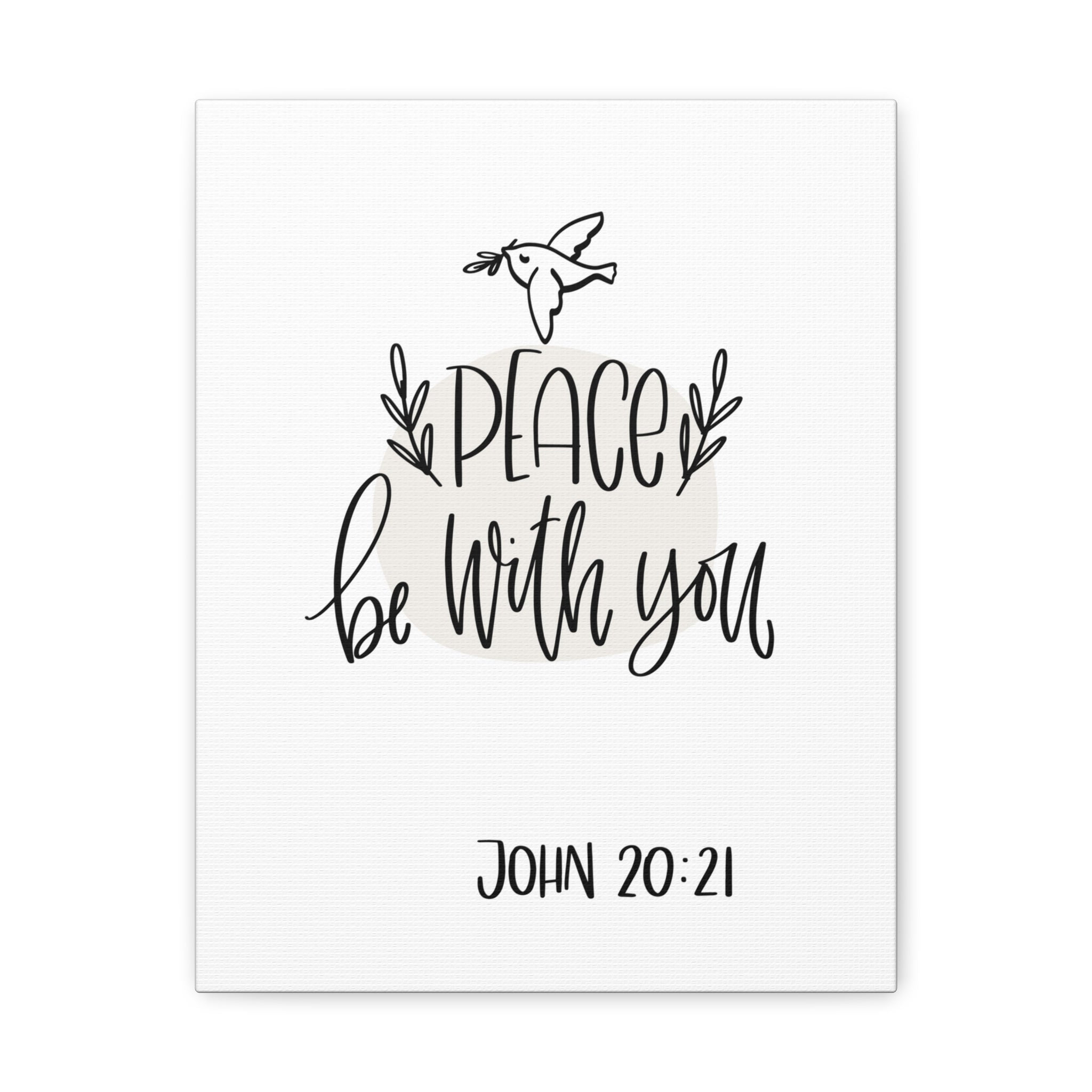 Scripture Walls John 20:21 Peace Be With You Bible Verse Canvas ...