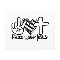 Scripture Walls Peace Love Jesus Galatians 5:22 Christian Wall Art Print Ready to Hang Unframed