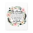 thumbnail image 1 of Scripture Walls Philippians 4:6 Be Anxious Bible Verse Canvas Christian Wall Art Ready to Hang Unframed, 1 of 13