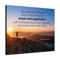 thumbnail image 1 of Scripture Walls Prayer and Supplication Philippians 4:6 Wall Art Christian Home Decor Unframed, 1 of 9