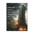 thumbnail image 1 of Scripture Walls Pride Before Fall Proverbs 16:18 Christian Wall Art Print Ready to Hang Unframed, 1 of 13