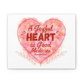 thumbnail image 1 of Scripture Walls Proverbs 17:22 A Joyful Heart Bible Verse Canvas Christian Wall Art Ready to Hang Unframed, 1 of 17