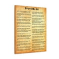 thumbnail image 1 of Scripture Walls Proverbs 20 Chapter Gold Bible Canvas Christian Wall Art Ready to Hang Unframed, 1 of 13