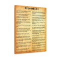 thumbnail image 1 of Scripture Walls Proverbs 21 Chapter Gold Bible Canvas Christian Wall Art Ready to Hang Unframed, 1 of 13