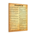 thumbnail image 1 of Scripture Walls Proverbs 29 Chapter Gold Bible Canvas Christian Wall Art Ready to Hang Unframed, 1 of 13