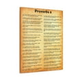 thumbnail image 1 of Scripture Walls Proverbs 6 Chapter Gold Bible Canvas Christian Wall Art Ready to Hang Unframed, 1 of 13