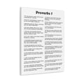thumbnail image 1 of Scripture Walls Proverbs 7 Chapter White Bible Canvas Christian Wall Art Ready to Hang Unframed, 1 of 13