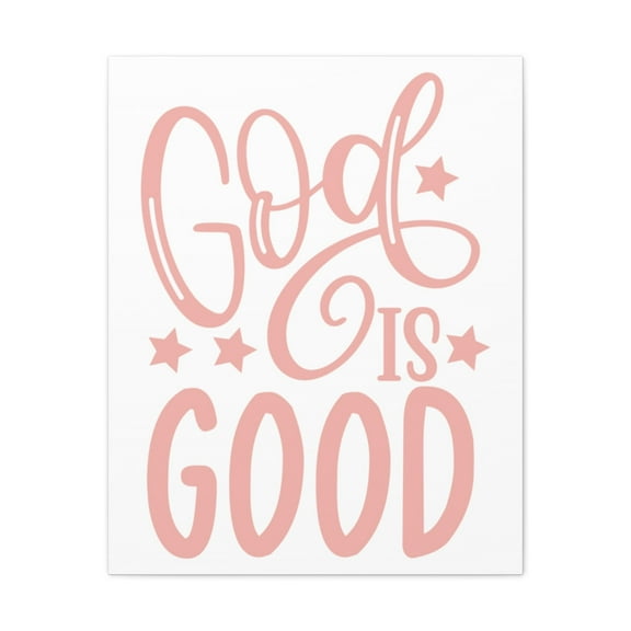 Scripture Walls Psalm 107:1 God Is Good Bible Verse Canvas Christian Wall Art Ready to Hang Unframed