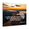 thumbnail image 1 of Scripture Walls Psalm 118:5 Called on the Lord Bible Verse Canvas Christian Wall Art Ready to Hang Unframed, 1 of 7