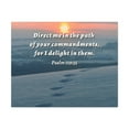 thumbnail image 1 of Scripture Walls Psalm 119:35 Direct Me In The Path Bible Verse Canvas Christian Wall Art Ready to Hang Unframed, 1 of 17