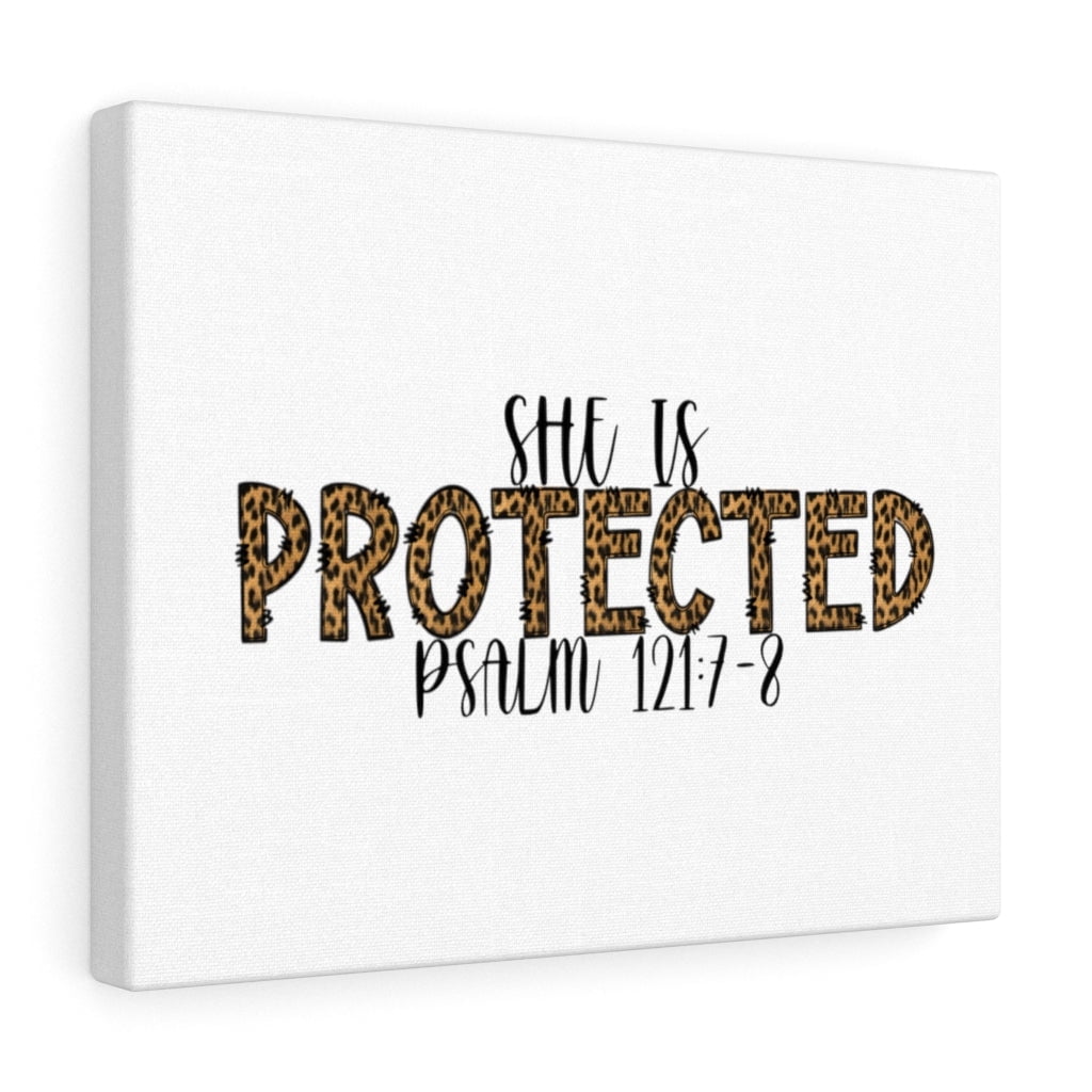 Scripture Walls Psalm 121 7 8 She Is Protected Bible Verse Canvas Scripture walls psalm 121 7 8 she is protected bible verse canvas