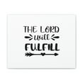 thumbnail image 1 of Scripture Walls Psalm 138:8 The Lord Will Fulfill Arrow Bible Verse Canvas Christian Wall Art Ready to Hang Unframed, 1 of 18