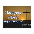 thumbnail image 1 of Scripture Walls Psalm 18:1 O Lord, My Strength Bible Verse Canvas Christian Wall Art Ready to Hang, 1 of 18