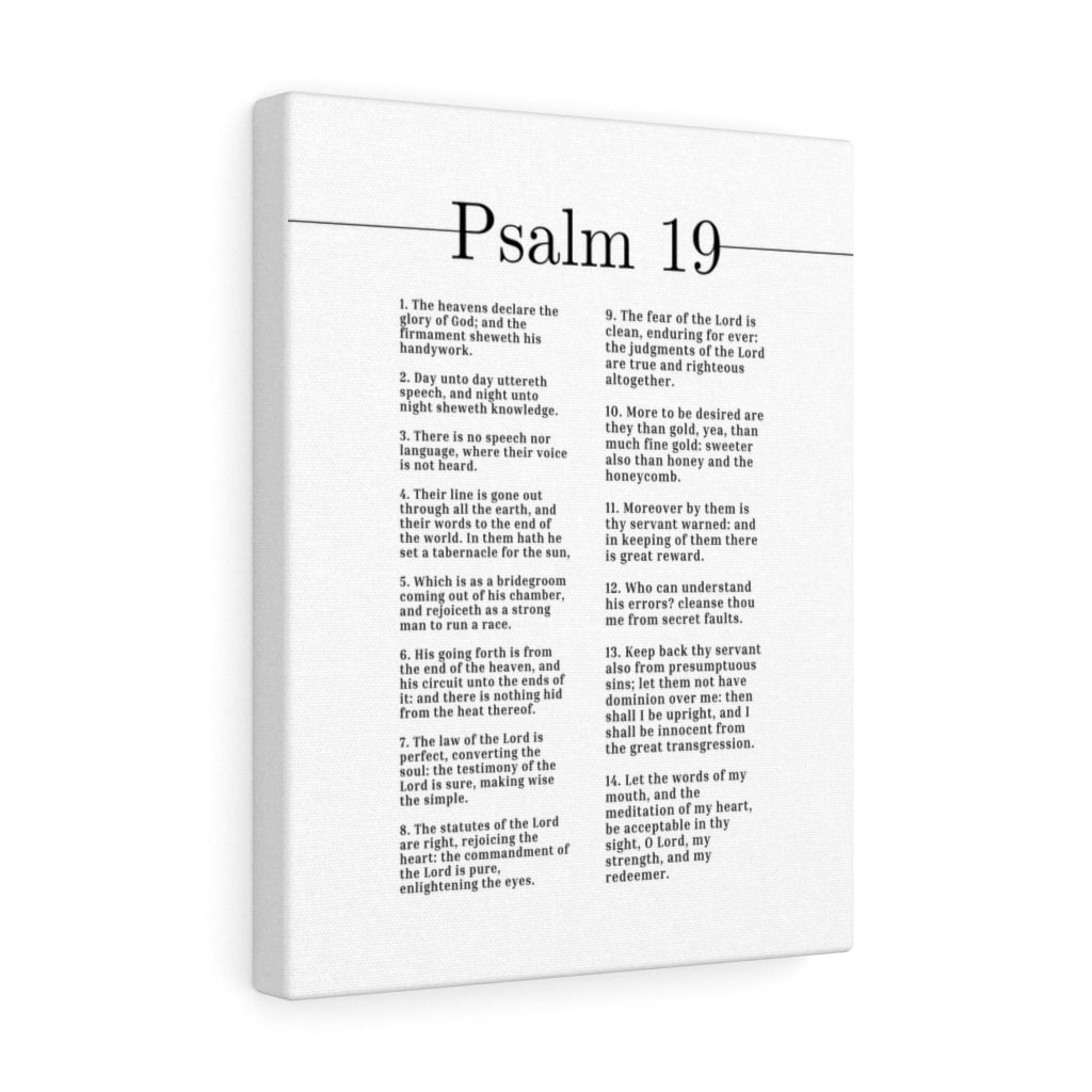 Scripture walls psalm 19 declare the glory of god white bible chapter