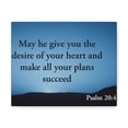 thumbnail image 1 of Scripture Walls Psalm 20:4 Desire Of Your Heart Bible Verse Canvas Christian Wall Art Ready to Hang Unframed, 1 of 17