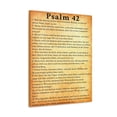 thumbnail image 1 of Scripture Walls Psalm 42 German Gold Bible Verse Canvas Christian Wall Art Ready to Hang Unframed, 1 of 19