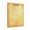 thumbnail image 1 of Scripture Walls Psalm 59 Chapter Gold Bible Canvas Christian Wall Art Ready to Hang Unframed, 1 of 19