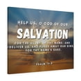 thumbnail image 1 of Scripture Walls Psalm 79:9 Salvation Bible Verse Canvas Christian Wall Art Ready to Hang Unframed, 1 of 16