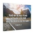 thumbnail image 1 of Scripture Walls Psalm 86:11 Teach Me Thy Way Bible Verse Canvas Christian Wall Art Ready to Hang Unframed, 1 of 10