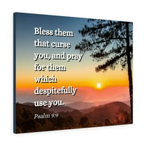 Scripture Walls Psalm 9:9 Times Of Trouble Bible Verse Canvas Christian Wall Art Ready to Hang Unframed