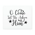thumbnail image 1 of Scripture Walls Psalm 95:6 Let Us Adore Him Christian Wall Art Print Ready to Hang Unframed, 1 of 18