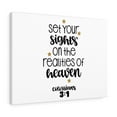 thumbnail image 1 of Scripture Walls  Realities of Heaven Colossians 3:1 Bible Verse Canvas Christian Wall Art Ready to Hang Unframed, 1 of 12