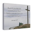 thumbnail image 1 of Scripture Walls  Resist The Devil James 4:7 Bible Verse Canvas Christian Wall Art Ready to Hang Unframed, 1 of 4