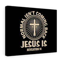 Scripture Walls  Revelation 14 Jesus Is Coming Back Bible Verse Canvas Christian Wall Art Ready to Hang Unframed