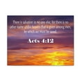 thumbnail image 1 of Scripture Walls Salvation Acts 4:12 Bible Verse Canvas Christian Wall Art Ready to Hang Unframed, 1 of 18