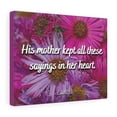 thumbnail image 1 of Scripture Walls  Sayings In Her Heart Luke 2:51 Bible Verse Canvas Christian Wall Art Ready to Hang Unframed, 1 of 16