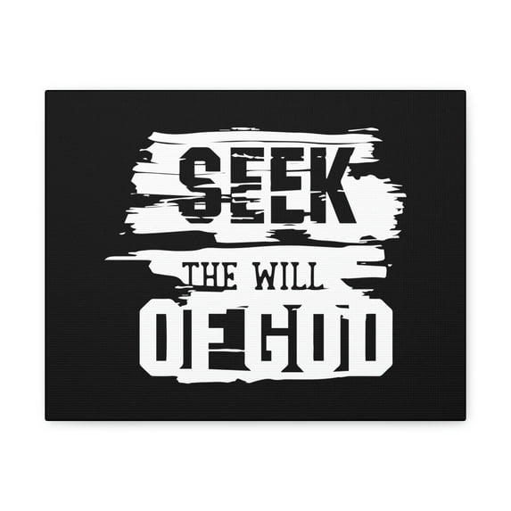 Scripture Walls Seek The Will Of God Matthew 6:33 Christian Wall Art Bible Verse Print Ready to Hang Unframed