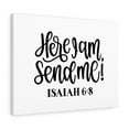 thumbnail image 1 of Scripture Walls  Send Isaiah 6:8 Bible Verse Canvas Christian Wall Art Ready to Hang Unframed, 1 of 12