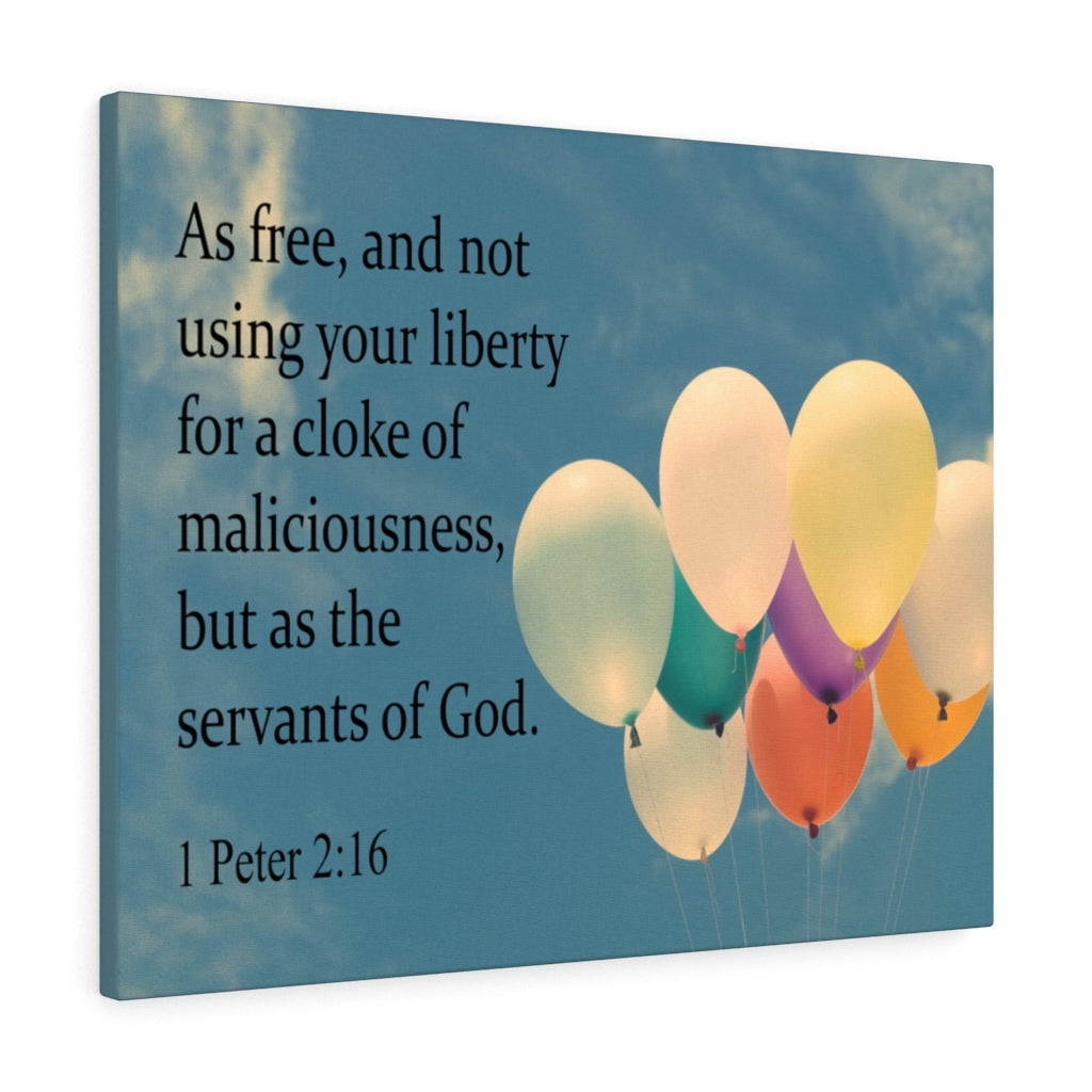 Scripture Walls Servants Of God 1 Peter 2 16 Bible Verse Canvas scripture-walls-servants-of-god-1-peter-2-16-bible-verse-canvas