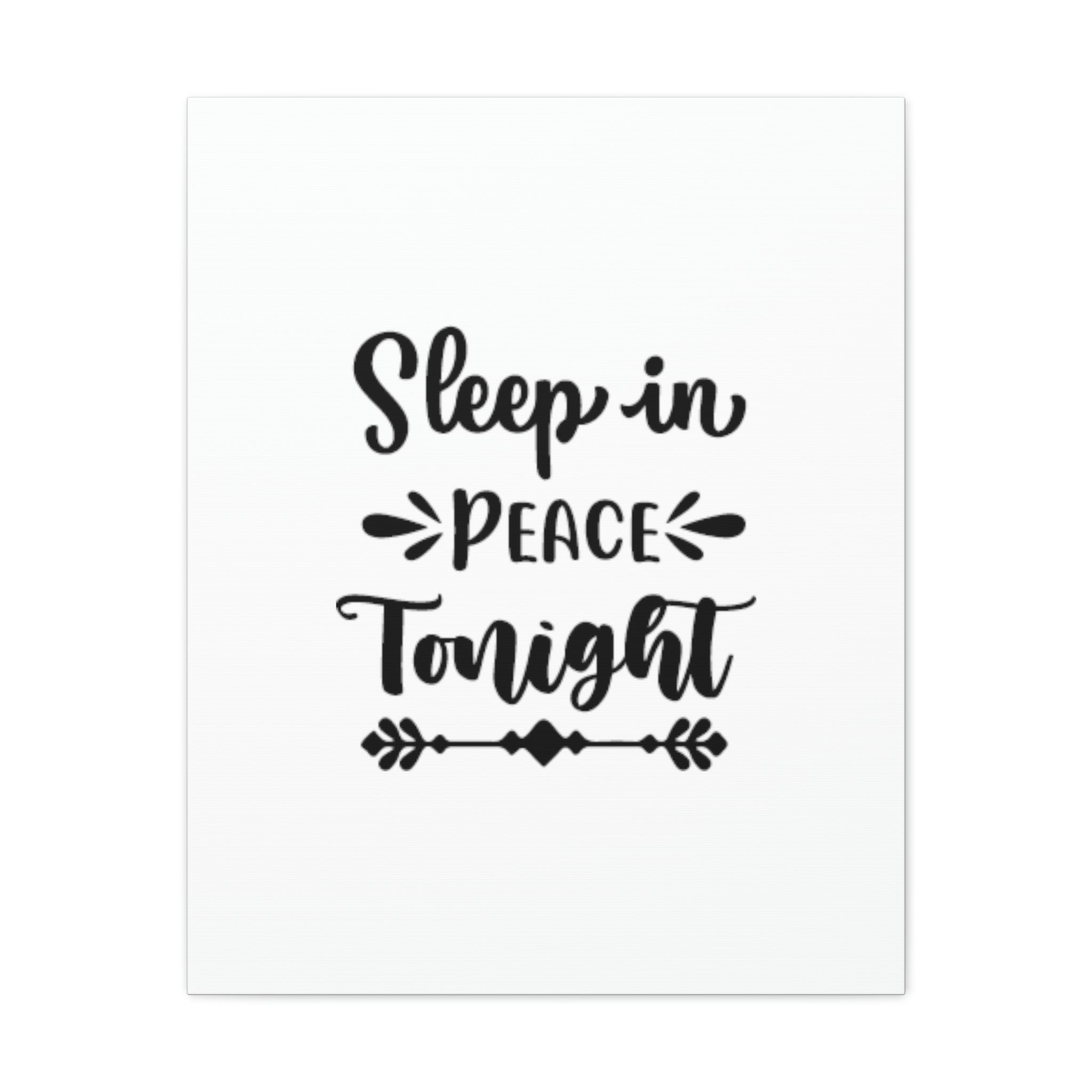 Scripture Walls Psalm 4:8 Sleep In Peace Tonight Bible Verse Canvas ...