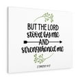 thumbnail image 1 of Scripture Walls  Strengthened Me 2 Timothy 4:17 Bible Verse Canvas Christian Wall Art Ready to Hang Unframed, 1 of 12