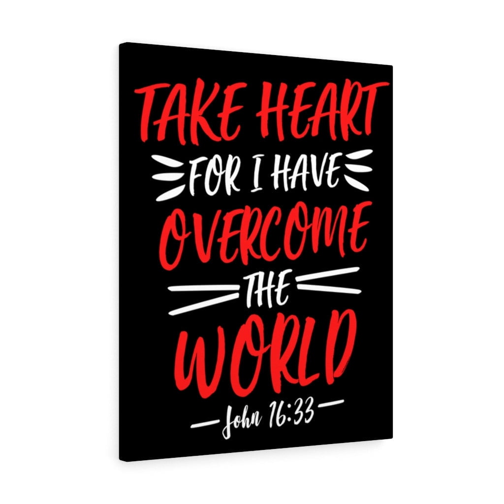 Scripture Walls Take Heart For I Have John 16 33 Bible Verse Canvas scripture-walls-take-heart-for-i-have-john-16-33-bible-verse-canvas